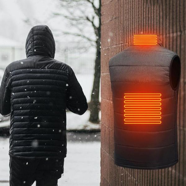 men's jackets antiing men women stand collar usb heated winter waistcoat for hiking, Black;brown
men's jackets antiing men women stand collar usb heated winter waistcoat for hiking, Black;brown