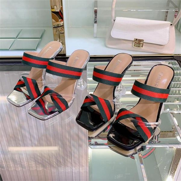 dress shoes brand designer high heels sandals women slippers mules outdoor casual striped riband wedding party show chic ladies, Black
dress shoes brand designer high heels sandals women slippers mules outdoor casual striped riband wedding party show chic ladies, Black