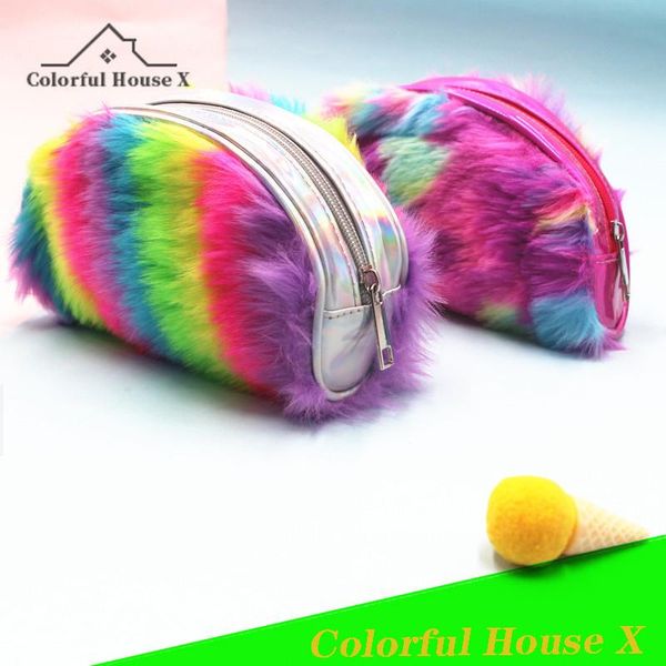 rainbow color plush ladies cosmetic bag student large-capacity stationery storage sack fashionable colorful zip packages violet bags
rainbow color plush ladies cosmetic bag student large-capacity stationery storage sack fashionable colorful zip packages violet bags