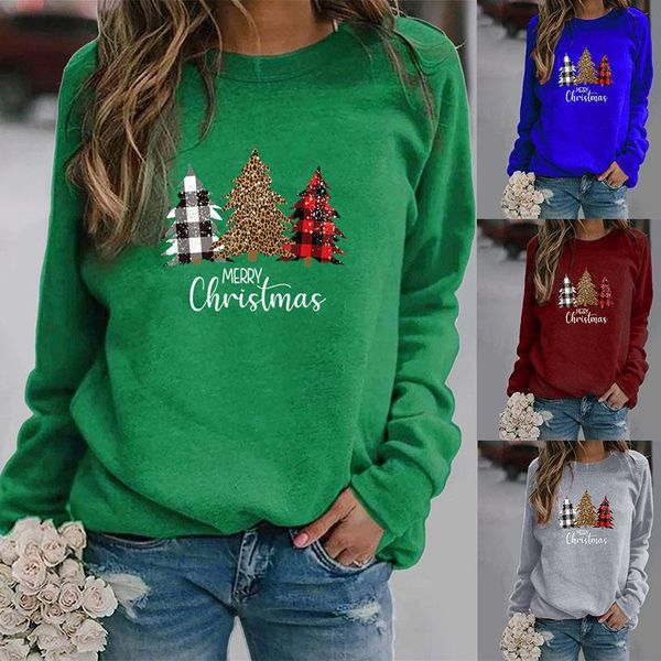 women hoodie merry christmas plaid tree printed hoodies fleece long sleeve o neck loose sweatshirt girls pullovers winter women's & swe, Black
women hoodie merry christmas plaid tree printed hoodies fleece long sleeve o neck loose sweatshirt girls pullovers winter women's & swe, Black