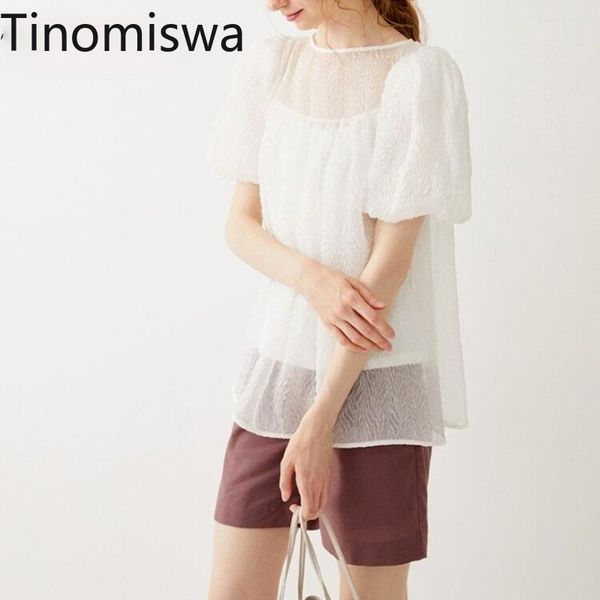 women's blouses & shirts tinomiswa japan style backless lace up blouse women slight transparent puff sleeve unicolor chic blusas mujer, White
women's blouses & shirts tinomiswa japan style backless lace up blouse women slight transparent puff sleeve unicolor chic blusas mujer, White