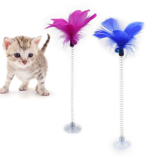 cat toys 2pcs colorful feather teaser suction cup spring bell training toy pet interactive funny favor
cat toys 2pcs colorful feather teaser suction cup spring bell training toy pet interactive funny favor