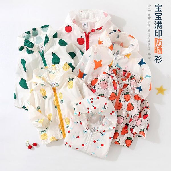 jackets baby full printed sun protection hooded coat 2021 summer boys and girls children's clothing air conditioning shirt, Blue;gray
jackets baby full printed sun protection hooded coat 2021 summer boys and girls children's clothing air conditioning shirt, Blue;gray