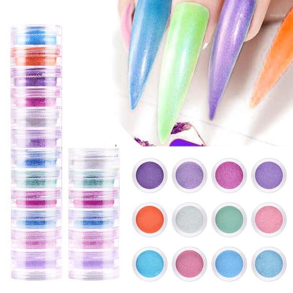 pearlescent shimmer nail powder set 12colors glitter pigment colorful art decorations chrome1, Silver;gold
pearlescent shimmer nail powder set 12colors glitter pigment colorful art decorations chrome1, Silver;gold