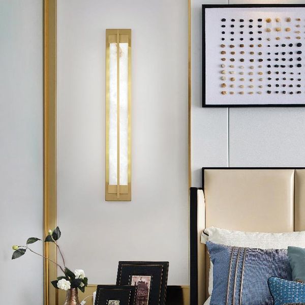 chinese style all copper marble wall lamp modern simple light luxury living room decoration tv background bedroom lamps
chinese style all copper marble wall lamp modern simple light luxury living room decoration tv background bedroom lamps
