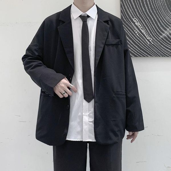 spring black blazer men's fashion business society mens dress jacket korean loose single-breasted suit men s-3xl suits & blazers, White;black
spring black blazer men's fashion business society mens dress jacket korean loose single-breasted suit men s-3xl suits & blazers, White;black