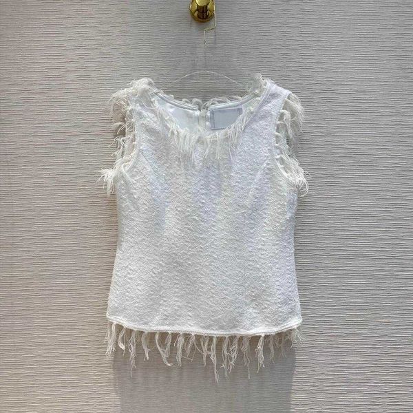women's t-shirt shir runway design fashion sleeveless whie ops ee o-neck back zipper assel chain decoraion -shir women swee rigg, White
women's t-shirt shir runway design fashion sleeveless whie ops ee o-neck back zipper assel chain decoraion -shir women swee rigg, White