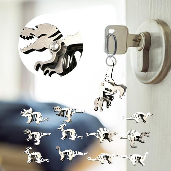 keychains 3d metal dinosaur key chain stainless steel model creative mechanical women men accessories keychain, Silver
keychains 3d metal dinosaur key chain stainless steel model creative mechanical women men accessories keychain, Silver