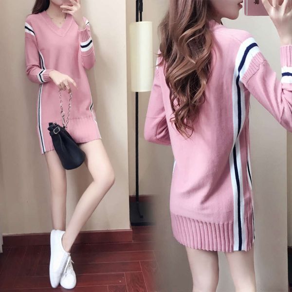 casual dresses dress celebrity temperament slim v-neck knitted women's autumn and winter basic chic sweater skirt gghd, Black;gray
casual dresses dress celebrity temperament slim v-neck knitted women's autumn and winter basic chic sweater skirt gghd, Black;gray