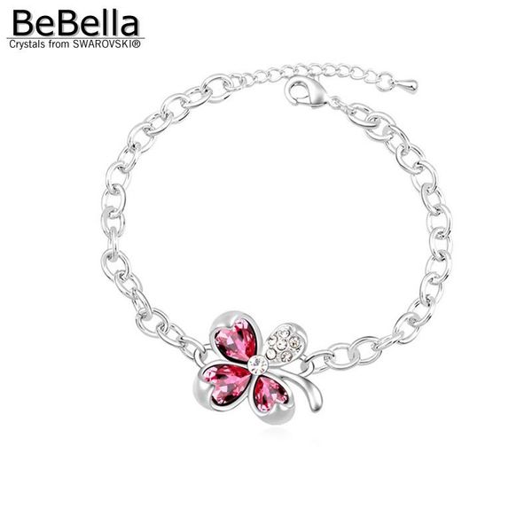 charm bracelets bebella fashion crystal clover bracelet made with austrian crystals from for girls christmas gift, Golden;silver
charm bracelets bebella fashion crystal clover bracelet made with austrian crystals from for girls christmas gift, Golden;silver