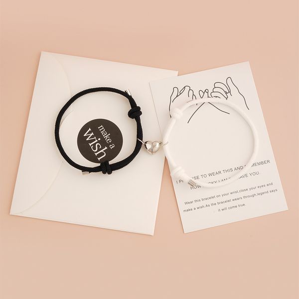 attract couples bracelets magnetic couples bracelets friendship bracelet rope weaving magnet couples matching love jewelry, Golden;silver
attract couples bracelets magnetic couples bracelets friendship bracelet rope weaving magnet couples matching love jewelry, Golden;silver