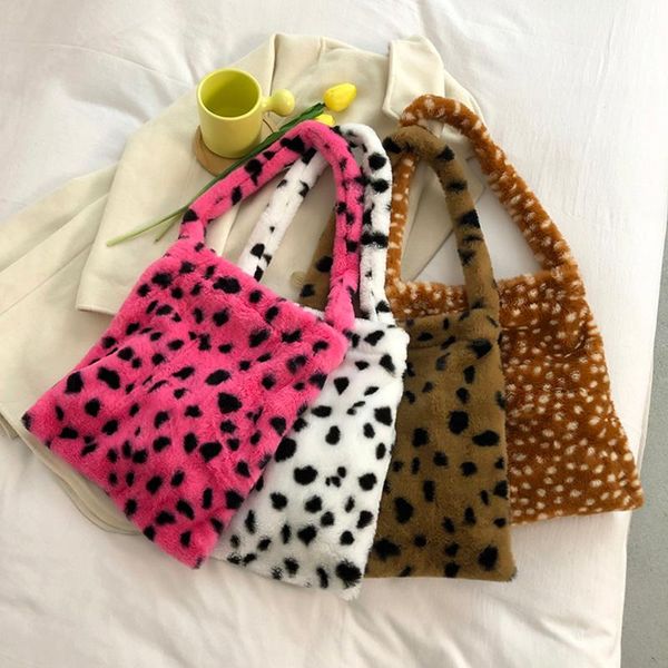 evening bags women's bag portable plush female handbags autumn winter shoulder shopper clutches animal printed fashion street travel
evening bags women's bag portable plush female handbags autumn winter shoulder shopper clutches animal printed fashion street travel