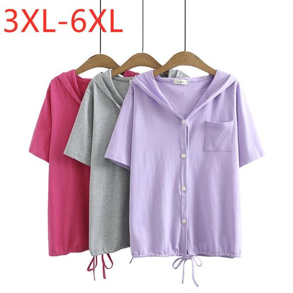 women's blouses & shirts 2021 ladies summer plus size hoodie for women large blouse short sleeve casual cotton red pocket shirt 3xl 4x, White
women's blouses & shirts 2021 ladies summer plus size hoodie for women large blouse short sleeve casual cotton red pocket shirt 3xl 4x, White