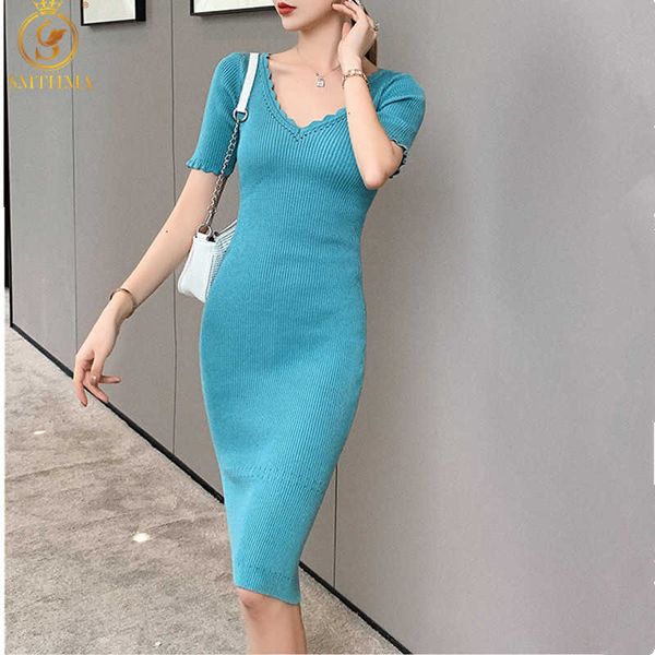 casual dresses 2021 summer sweater es fashion v-neck streetwear short sleeve knit slim vestidos xi0x, Black;gray
casual dresses 2021 summer sweater es fashion v-neck streetwear short sleeve knit slim vestidos xi0x, Black;gray
