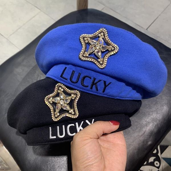 berets 2021 lucky beret fashion casual cotton hat women winter retro beanie caps boinas para mujer ladies hats, Blue;gray
berets 2021 lucky beret fashion casual cotton hat women winter retro beanie caps boinas para mujer ladies hats, Blue;gray