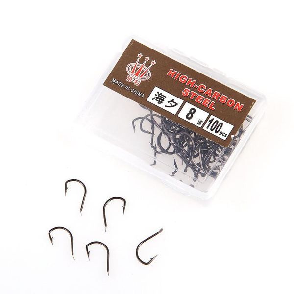 fishing hooks 100pcs high carbon steel sea circle single fishhook carp accessories jig barbed hook set the
fishing hooks 100pcs high carbon steel sea circle single fishhook carp accessories jig barbed hook set the