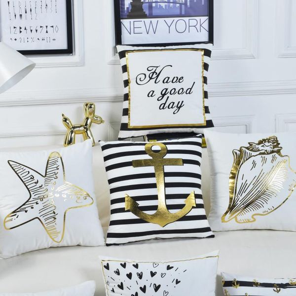 cushion/decorative pillow bronzing decorative cushion covers anchor cushions living room marine life flannel pillowcase cover 45x45cm
cushion/decorative pillow bronzing decorative cushion covers anchor cushions living room marine life flannel pillowcase cover 45x45cm