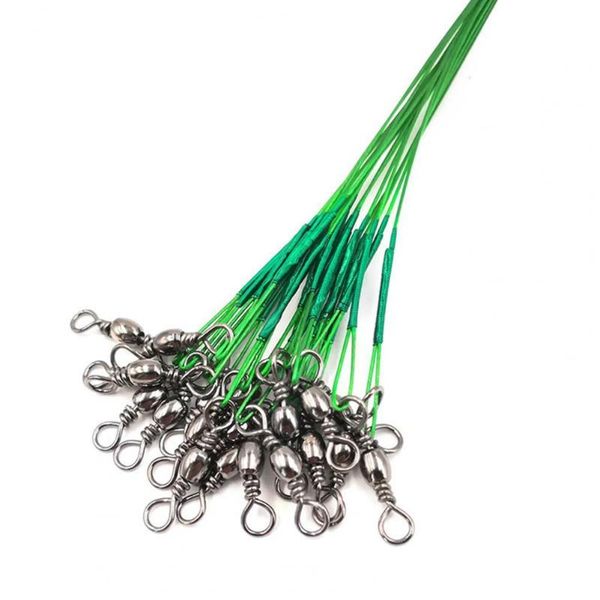  60pcs fishing line steel wire leader with rolling swivels duo-lock snap anti-bait carp leadcore leash for fishing braid
 60pcs fishing line steel wire leader with rolling swivels duo-lock snap anti-bait carp leadcore leash for fishing braid