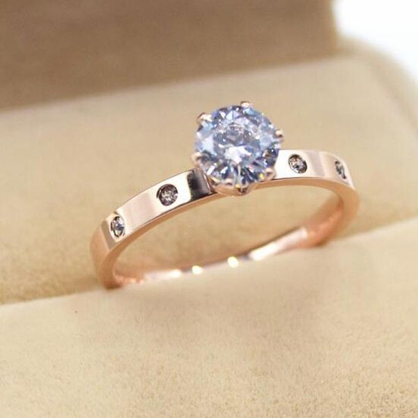 wedding rings anti allergy titanium steel 1 big 4 small cubic zirconia ring for woman rose gold color crystal jewelry bague, Slivery;golden
wedding rings anti allergy titanium steel 1 big 4 small cubic zirconia ring for woman rose gold color crystal jewelry bague, Slivery;golden