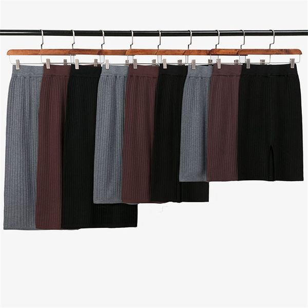 wwenn skirt women office spring autumn warm knitted black pencil high waist elegant split skir party club 210507
wwenn skirt women office spring autumn warm knitted black pencil high waist elegant split skir party club 210507