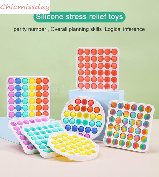 dhl shipping fidget toys decompression push colorful abs sensory toys rainbow bubble anxiety stress relief stuff for kids
dhl shipping fidget toys decompression push colorful abs sensory toys rainbow bubble anxiety stress relief stuff for kids