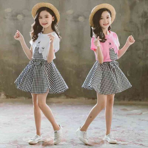 summer baby kids girls clothes children set outfits fashion toddler t-shirt plaid skirt 2 3 4 5 6 7 8, White
summer baby kids girls clothes children set outfits fashion toddler t-shirt plaid skirt 2 3 4 5 6 7 8, White