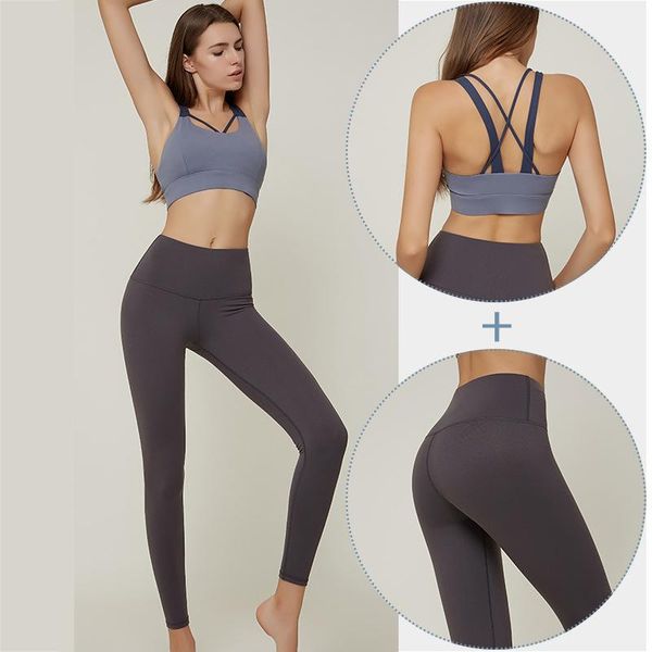 women's two piece pants sports bra, yoga clothing suit, nude feeling beautiful back fitness and running two-piece suit, White
women's two piece pants sports bra, yoga clothing suit, nude feeling beautiful back fitness and running two-piece suit, White
