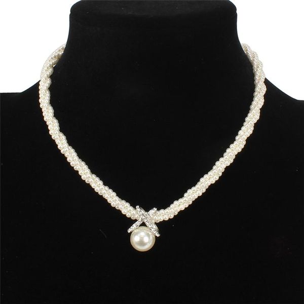 luxury simulated pearl choker necklace grey/beige crystal clavicle chain women body fashion jewelry chokers, Golden;silver
luxury simulated pearl choker necklace grey/beige crystal clavicle chain women body fashion jewelry chokers, Golden;silver
