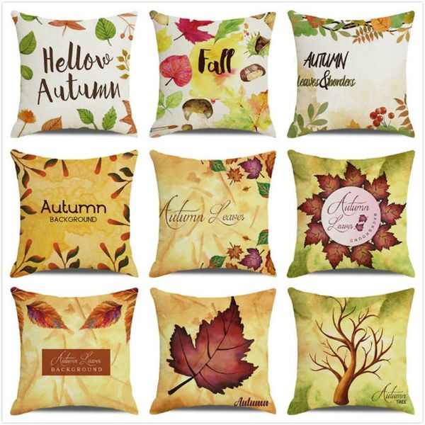 cushion/decorative pillow 45cm*45cm simple autumn leaves and happy thanksgiving linen/cotton throw covers cushion cover home decor pillowcas
cushion/decorative pillow 45cm*45cm simple autumn leaves and happy thanksgiving linen/cotton throw covers cushion cover home decor pillowcas
