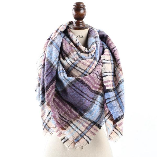 scarves winter cashmere triangle scarf women stole blanket palid shawl neck lady bandana pashmina for 2021, Blue;gray
scarves winter cashmere triangle scarf women stole blanket palid shawl neck lady bandana pashmina for 2021, Blue;gray