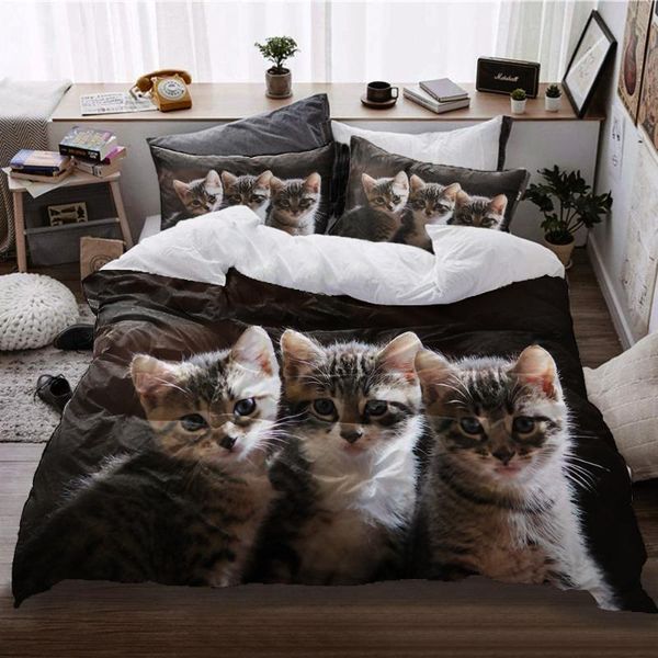 cat pattern beding set size three curious of funny baby kitten pet animal design decorative duvet cover with pillowcase bedding sets
cat pattern beding set size three curious of funny baby kitten pet animal design decorative duvet cover with pillowcase bedding sets