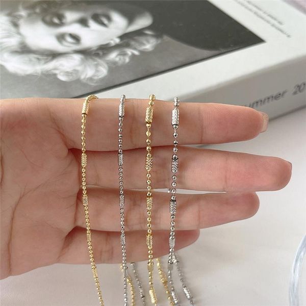 chains necklace women gold/silver beaded choker ins korean luxury temperament clavicle alloy jewelry wholesale direct
chains necklace women gold/silver beaded choker ins korean luxury temperament clavicle alloy jewelry wholesale direct