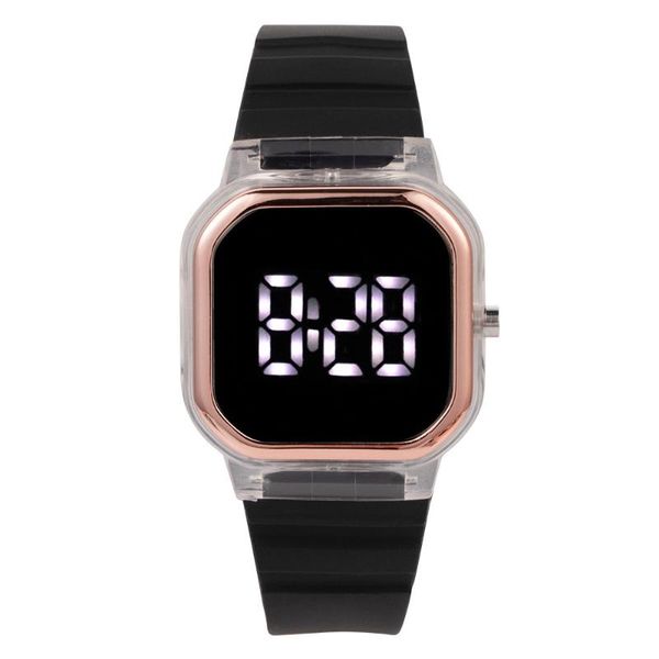wristwatches fashion digital sport watch men women silicone watches classic multi-color transparent square case electronic, Slivery;brown
wristwatches fashion digital sport watch men women silicone watches classic multi-color transparent square case electronic, Slivery;brown