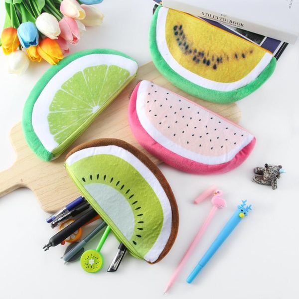 creative plush pencil case cute stationery soft pen bag lovely fruit portable makeup storage pouch school supplies 1pc bags
creative plush pencil case cute stationery soft pen bag lovely fruit portable makeup storage pouch school supplies 1pc bags
