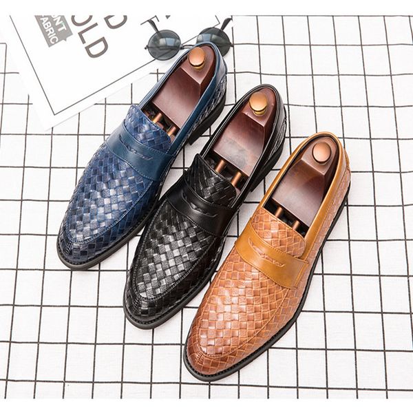 pu leather embossed pattern men business dress shoes korean lefu trend professional suit wedding banquet full match dh333, Black
pu leather embossed pattern men business dress shoes korean lefu trend professional suit wedding banquet full match dh333, Black