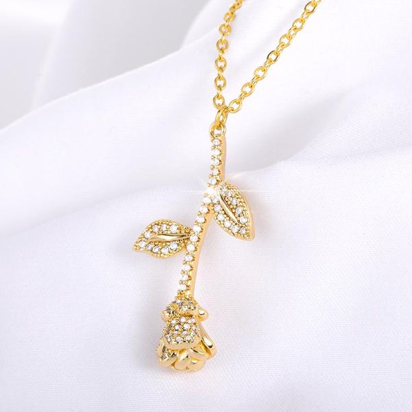 pendant necklaces rose flower necklace for women stainless steel charm boho jewelry valentine's day gift, Silver
pendant necklaces rose flower necklace for women stainless steel charm boho jewelry valentine's day gift, Silver