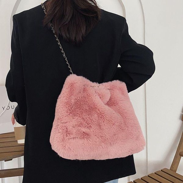 evening bags chains soft fluffy solid furry luxury designer handbag fur shoulder korean fashion plush tote for women 2021
evening bags chains soft fluffy solid furry luxury designer handbag fur shoulder korean fashion plush tote for women 2021