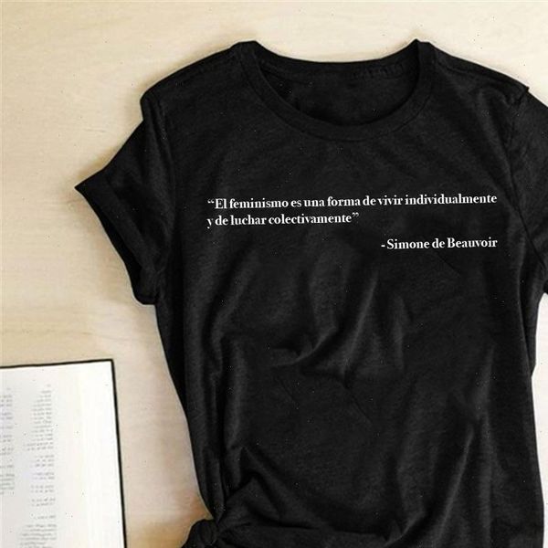 simone de womens t shirts beauvoir print feminist women shirt short sleeve casual loose feminism woman tees ropa mujer, White
simone de womens t shirts beauvoir print feminist women shirt short sleeve casual loose feminism woman tees ropa mujer, White