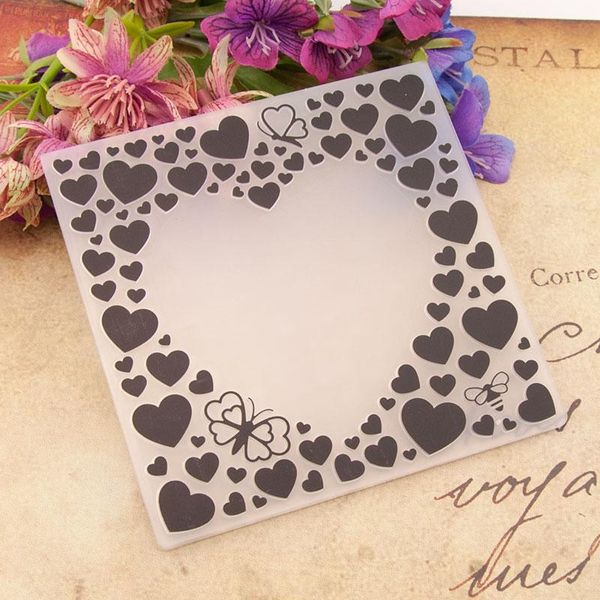 craft tools love heart shape plastic embossing folders template for diy scrapbooking crafts making po card holiday decoration
craft tools love heart shape plastic embossing folders template for diy scrapbooking crafts making po card holiday decoration