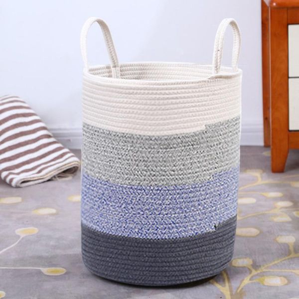 laundry bags cotton rope hamper woven collapsible basket round storage bin bag clothes bucket organizer large capacity
laundry bags cotton rope hamper woven collapsible basket round storage bin bag clothes bucket organizer large capacity