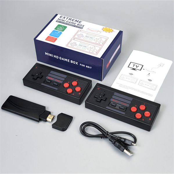 extreme mini game box 628 8bit hd 4k retro video games console with 2 dual portable wireless controller for hdtv video
extreme mini game box 628 8bit hd 4k retro video games console with 2 dual portable wireless controller for hdtv video