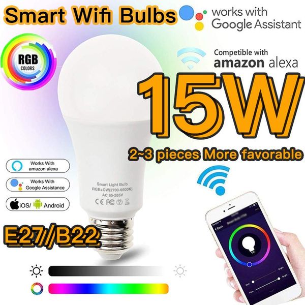 bulbs alexa lampada led rgb color changing lamp smart bulb e27 dimmable light magic 15w wifi/ir remote control lighting spot
bulbs alexa lampada led rgb color changing lamp smart bulb e27 dimmable light magic 15w wifi/ir remote control lighting spot