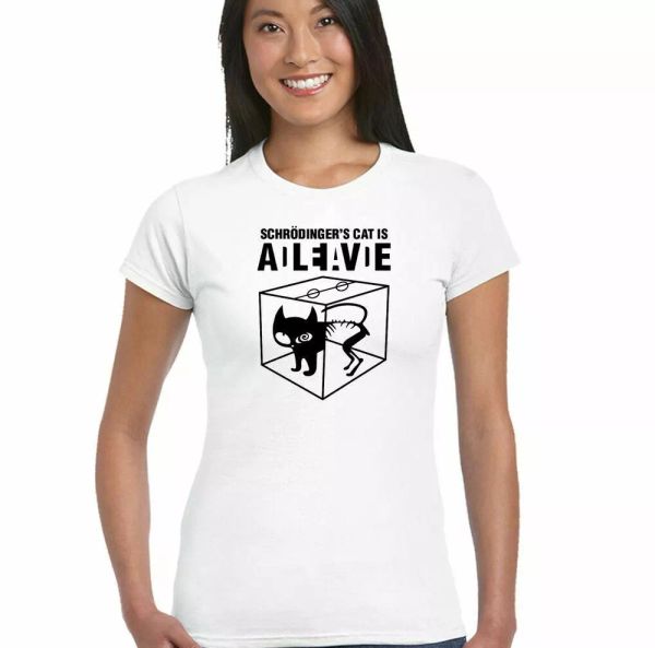 schrodingers cat dead alive womens funny sheldon cooper t-shirt vengeance-theory, White;black
schrodingers cat dead alive womens funny sheldon cooper t-shirt vengeance-theory, White;black