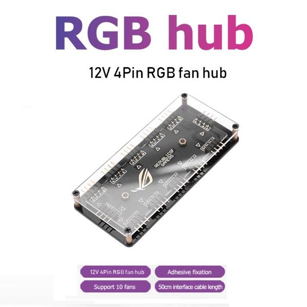 computer water cooling accessories 12v 4pin rgb fan hub 1 to 10 multi way splitter led strip light cooler adapter fans & coolings
computer water cooling accessories 12v 4pin rgb fan hub 1 to 10 multi way splitter led strip light cooler adapter fans & coolings