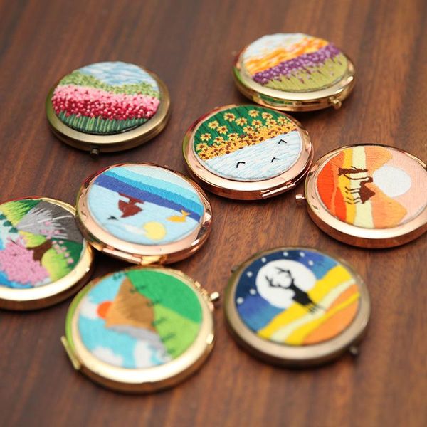 flower mirror embroidery kits with hoop makeup needlework handmade swing art handwork craft friend gift handicraft other arts and crafts
flower mirror embroidery kits with hoop makeup needlework handmade swing art handwork craft friend gift handicraft other arts and crafts