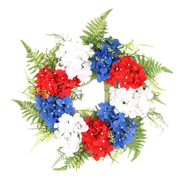 Artificial Hydrangea Wreath American Patriotic Independence Day July 4Th For Front Door Wall Window Home Decor Novelty Items
Artificial Hydrangea Wreath American Patriotic Independence Day July 4Th For Front Door Wall Window Home Decor Novelty Items