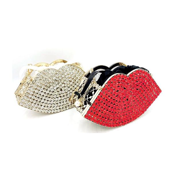 evening bags luxurious women party rhinestone purses ladies bridal wedding classical lip shape handbag bag
evening bags luxurious women party rhinestone purses ladies bridal wedding classical lip shape handbag bag
