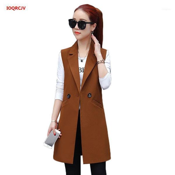 spring autumn women's sleeveless jacket long vest female a button suit waistcoat blazer coat plus size 4xl w19491, Black;white
spring autumn women's sleeveless jacket long vest female a button suit waistcoat blazer coat plus size 4xl w19491, Black;white
