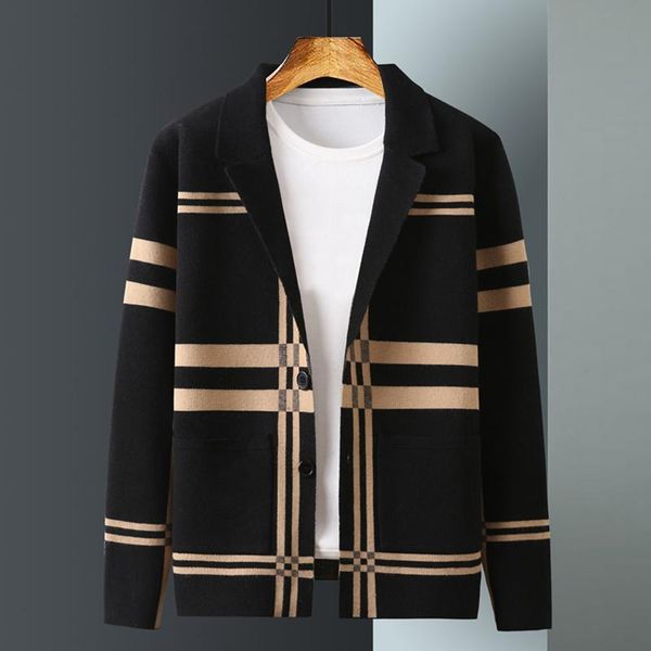 men's sweaters knitted cardigan spring and autumn korean style trendy all-match cashmere outerwear sweater high-end coat, White;black
men's sweaters knitted cardigan spring and autumn korean style trendy all-match cashmere outerwear sweater high-end coat, White;black