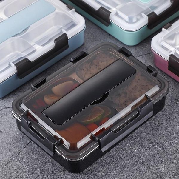 dinnerware sets stainless steel 304 lunch box with spoon leak-proof bento boxes set microwave children container
dinnerware sets stainless steel 304 lunch box with spoon leak-proof bento boxes set microwave children container